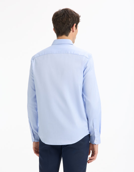 Regular fit royal oxford shirt - sky blue