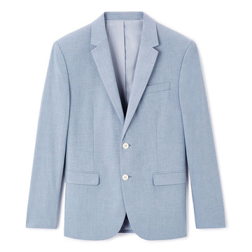 Slim Stretch Suit Jacket - Chambray