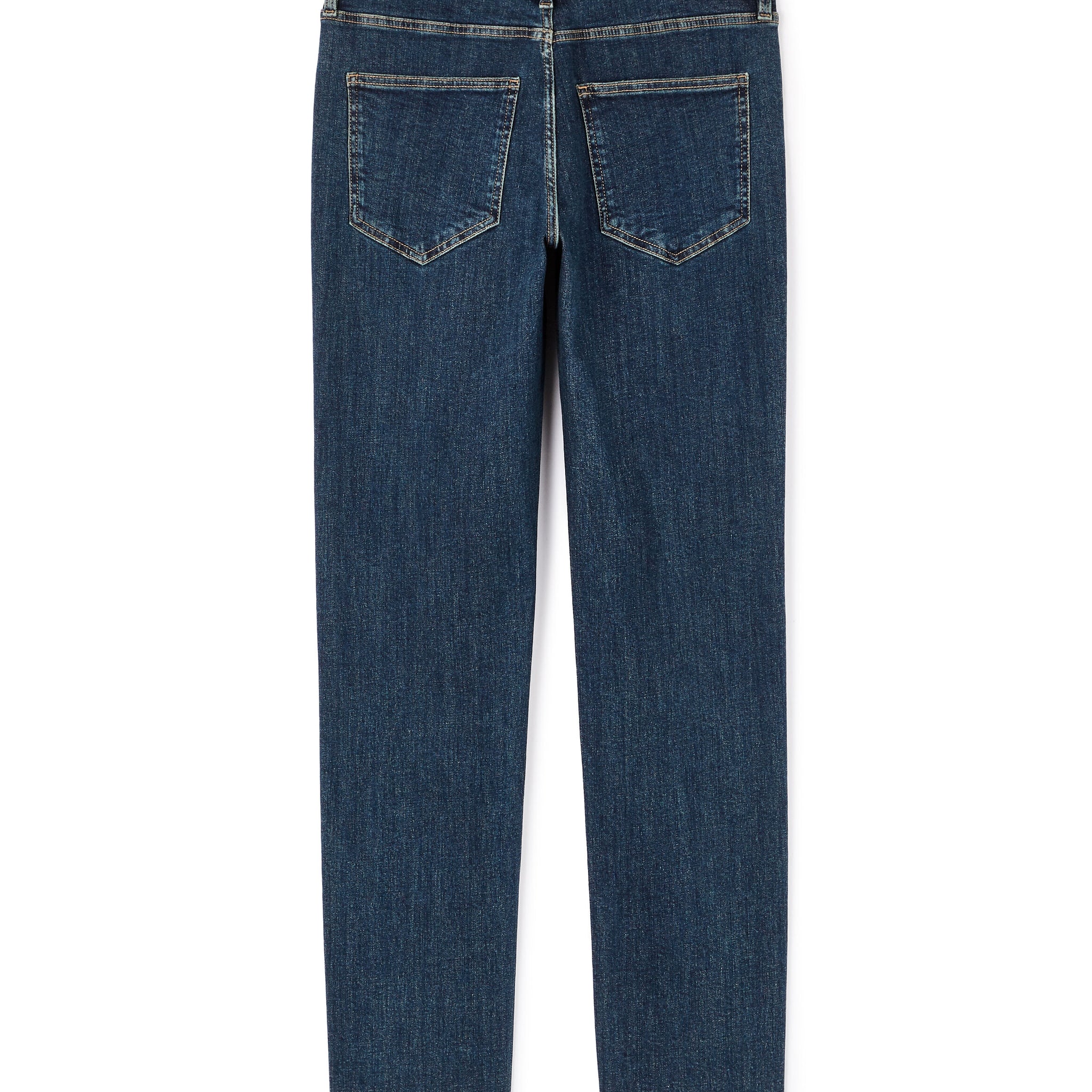 C.15 straight stretch cotton jeans 3 lengths - dark blue