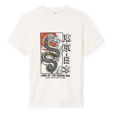 100% Cotton Crew Neck Straight T-Shirt - White