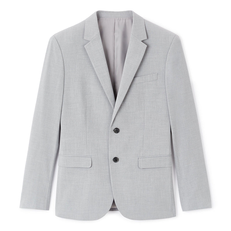 Slim Stretch Suit Jacket - Light Gray