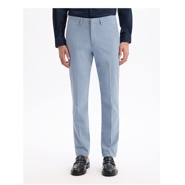 Slim Stretch Suit Pants - Chambray