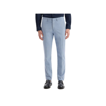 Slim Stretch Suit Pants - Chambray