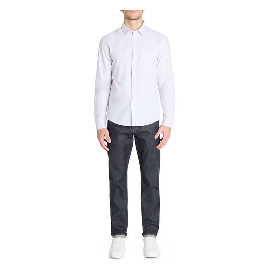 Regular Striped Shirt 100% Cotton - Beige