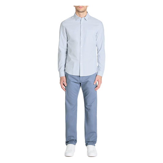 Regular Striped Shirt 100% Cotton - Blue