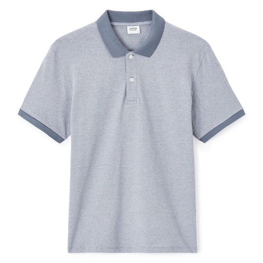 Regular Polo Shirt 100% Cotton - Blue