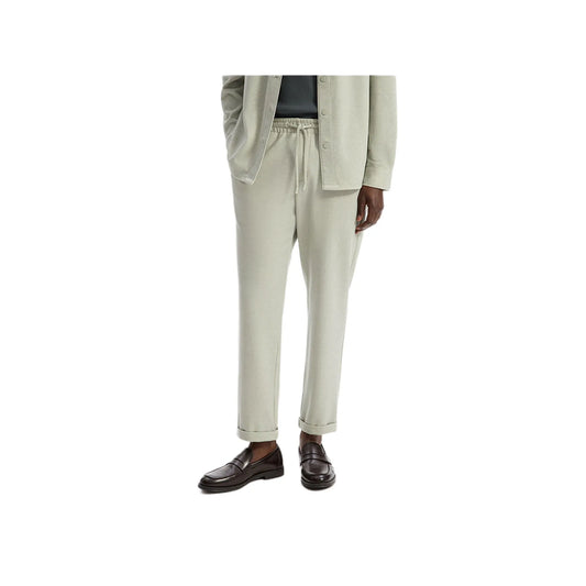Slim Stretch Cotton Pants - Green