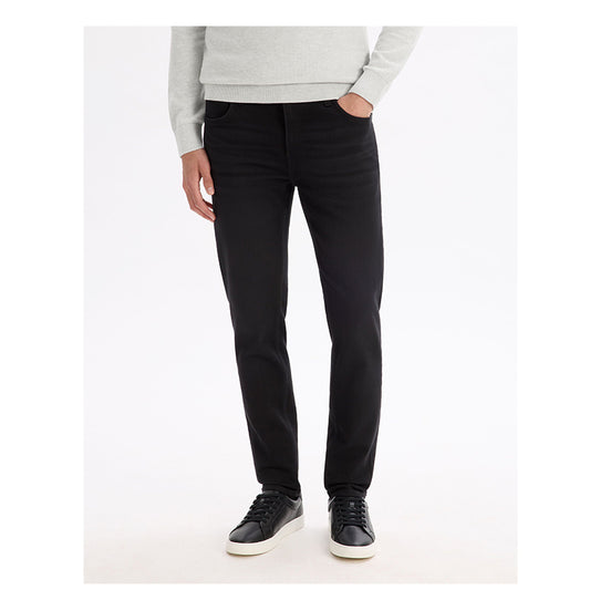 Slim Stretch Cotton Jog Jeans - Black