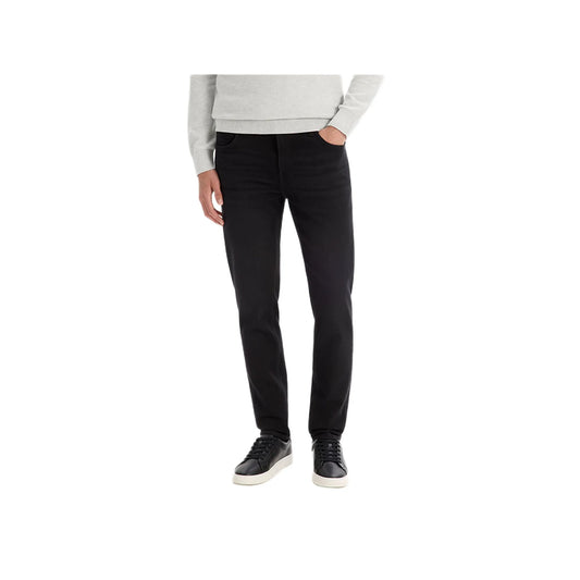 Slim Stretch Cotton Jog Jeans - Black