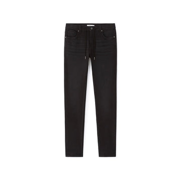 Slim Stretch Cotton Jog Jeans - Black