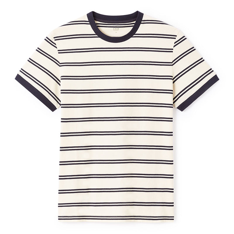 Straight Round Neck T-Shirt 100% Cotton