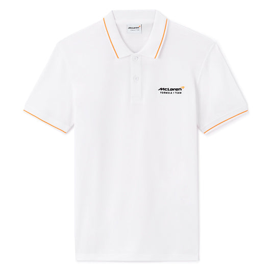 Mclaren Formula 1 Team - White Polo Shirt
