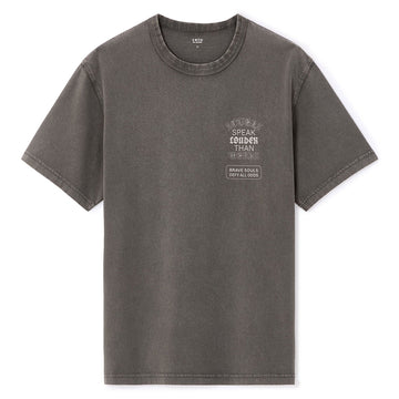 100% Cotton Boxy Crew Neck T-Shirt - Anthracite