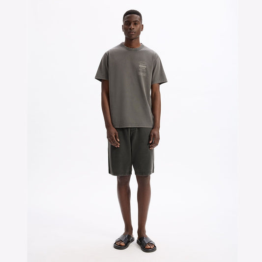 100% Cotton Boxy Crew Neck T-Shirt - Anthracite