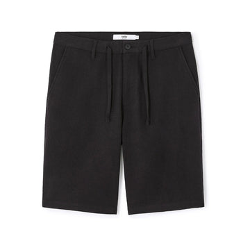 100% Cotton Bermuda Shorts - Black