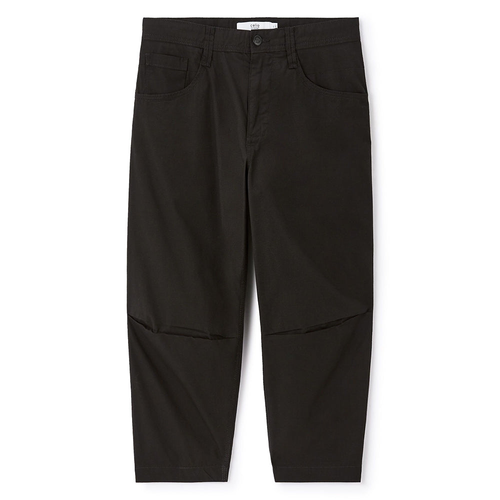 100% Cotton Capri Pants - Black