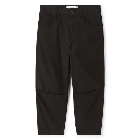 100% Cotton Capri Pants - Black