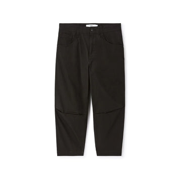 100% Cotton Capri Pants - Black