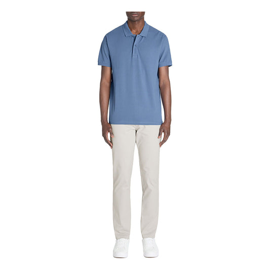 Teone Pique Poloshirt Blue