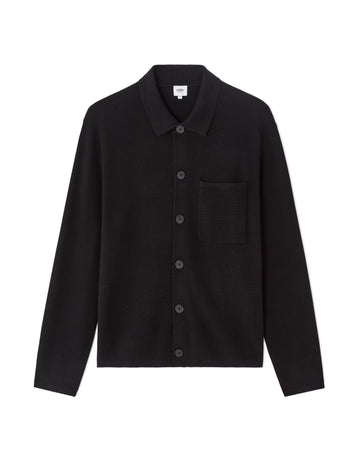 Solid Knit Overshirt