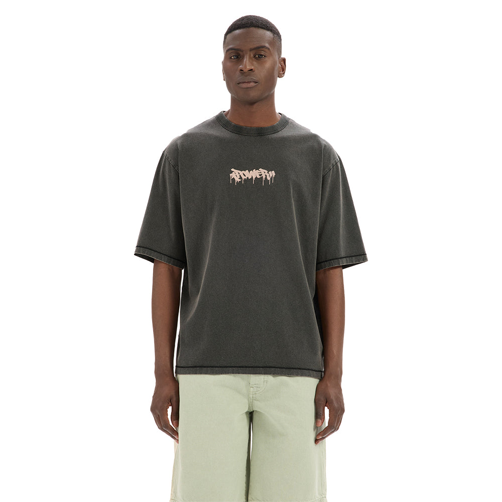Printed Oversized Round Neck T-Shirt