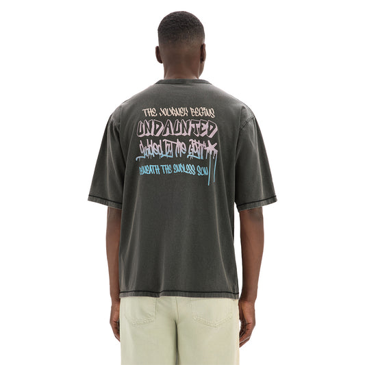 Printed Oversized Round Neck T-Shirt