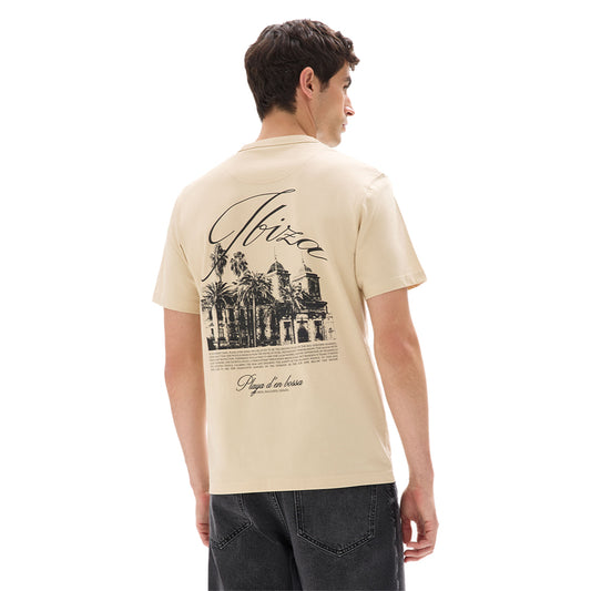 City Print Boxy Crew Neck T-Shirt