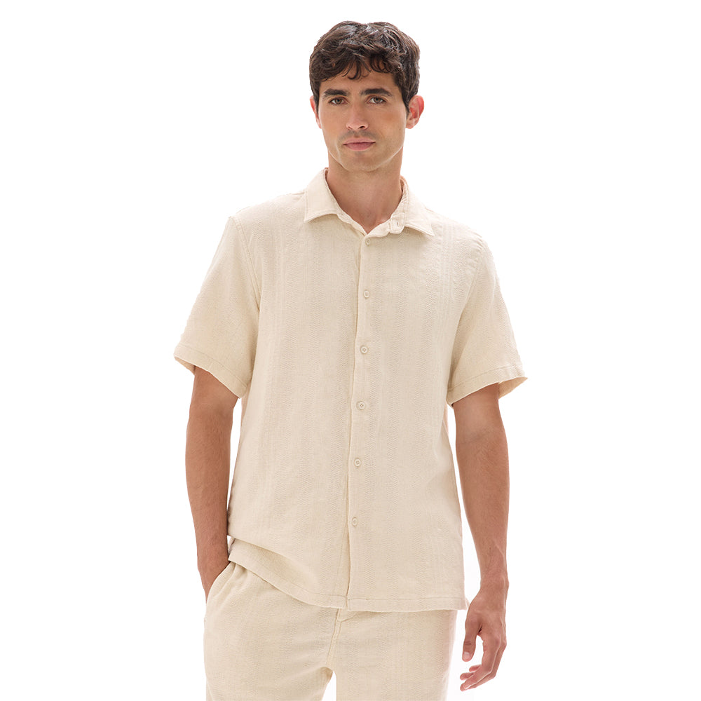 Regular-Fit Jacquard Shirt