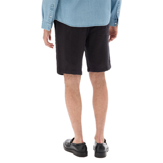 Striped Jacquard Bermuda Shorts