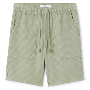 100% Cotton Bermuda Shorts - Green