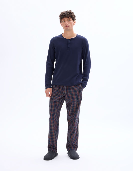 Checked Pajama Set (Top & Pants)