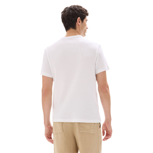 Regular Henley Neck Waffle T-Shirt