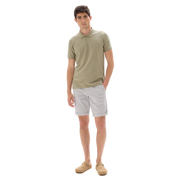 Slim Cotton Blend Polo Shirt