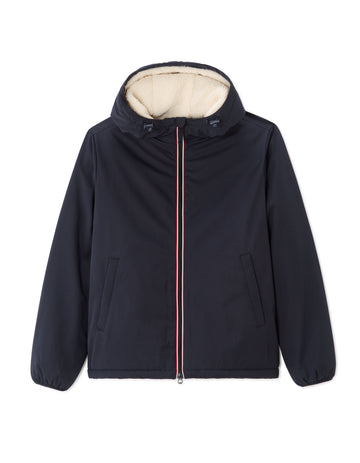 Sherpa-Lined Hooded Jacket