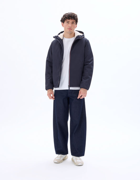 Sherpa-Lined Hooded Jacket