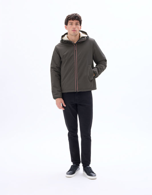 Sherpa-Lined Hooded Jacket
