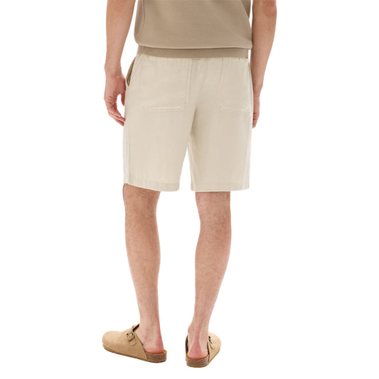 Bermuda Shorts Tencel™ Lyocell And Linen Blend