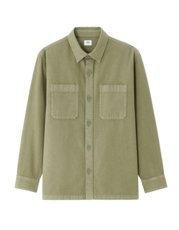 Garment-Dyed Overshirt