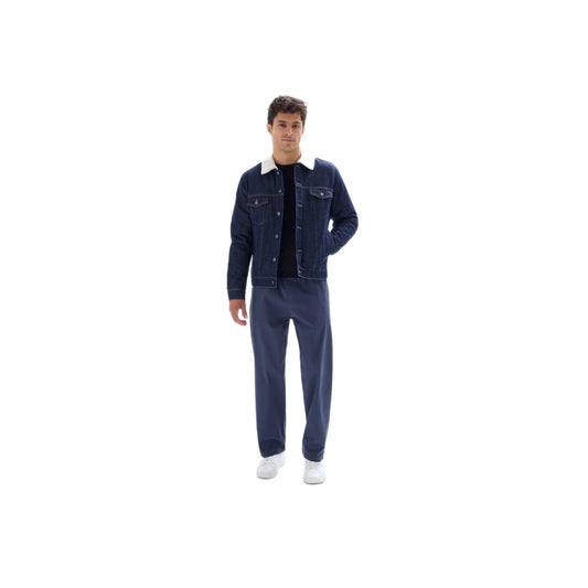 Sherpa-Lined Denim Jacket