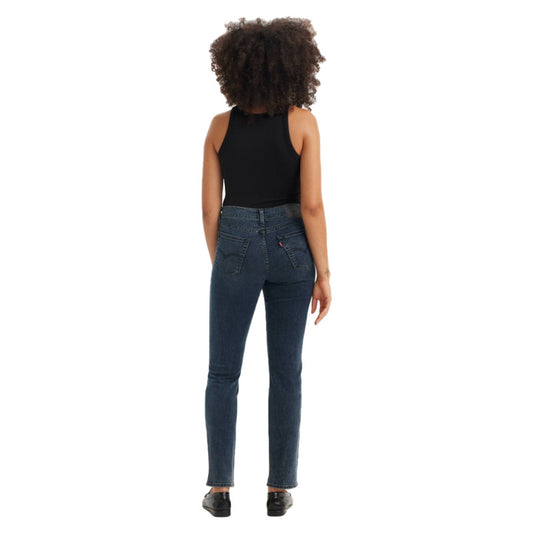 High Rise Straight Jeans