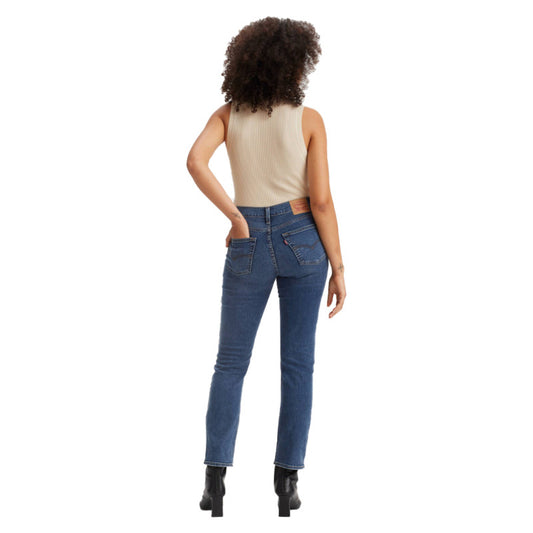 High Rise Straight Jeans
