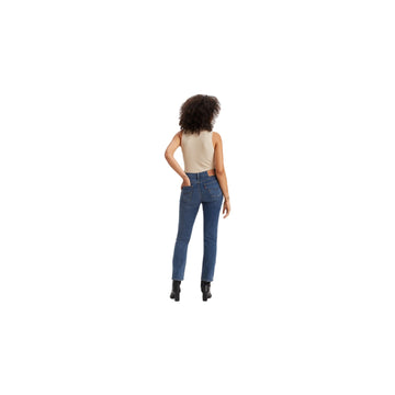 High Rise Straight Jeans