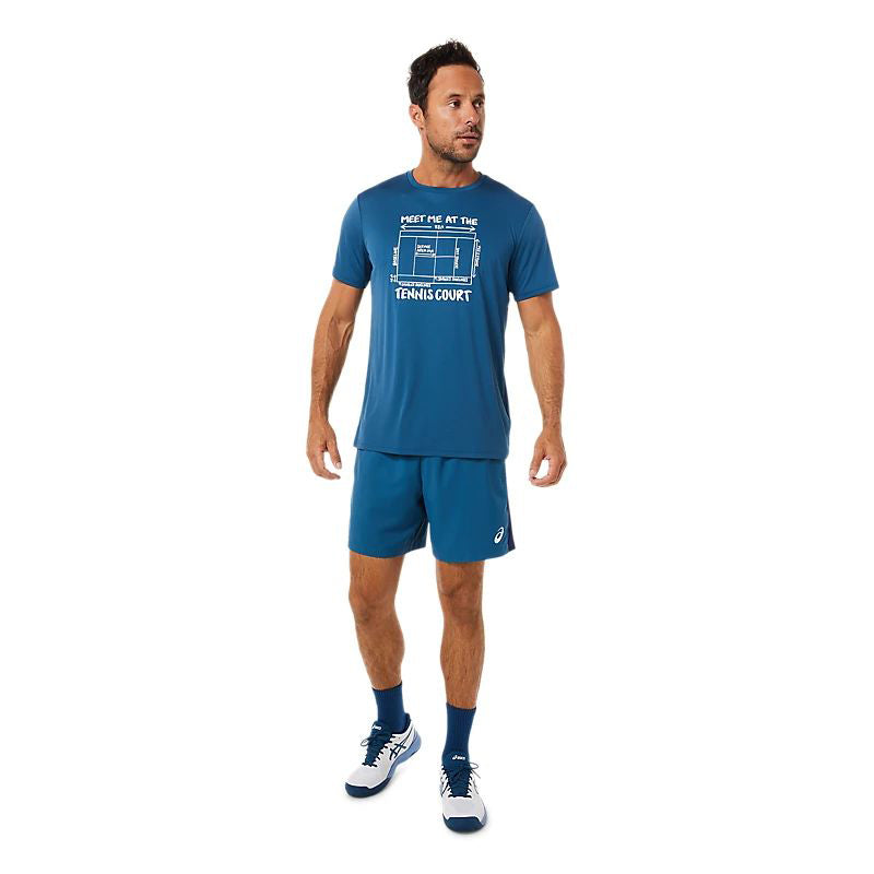 Men Court Color Block Short