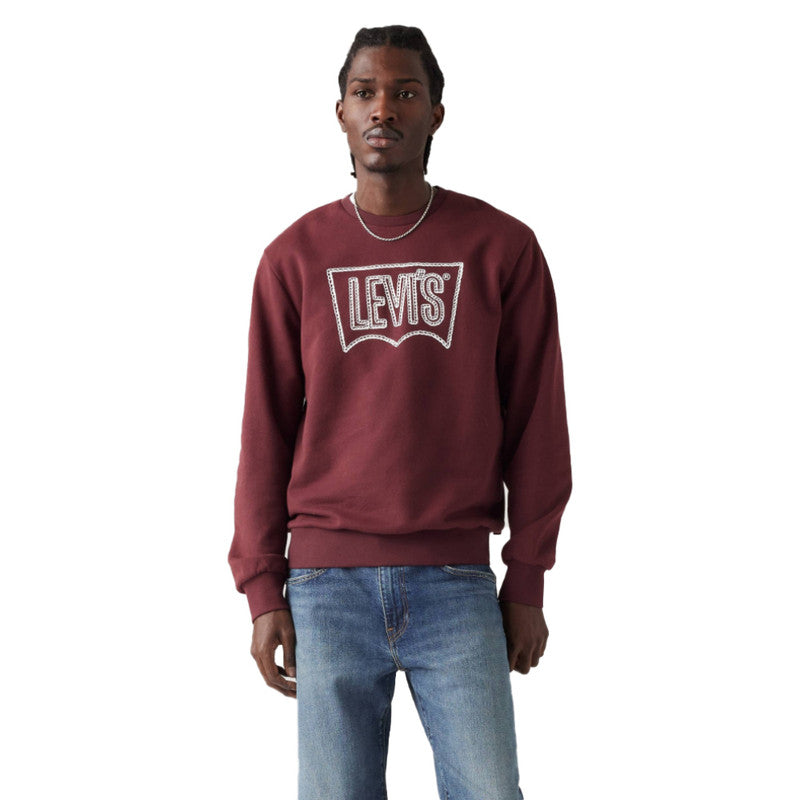 Standard Fit Graphic Crewneck Sweatshirt