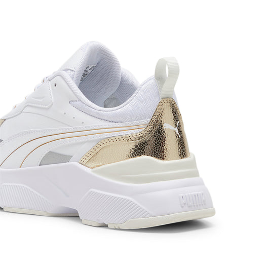 CASSIA METALLIC SHINE PUMA WHITE-PUMA GO