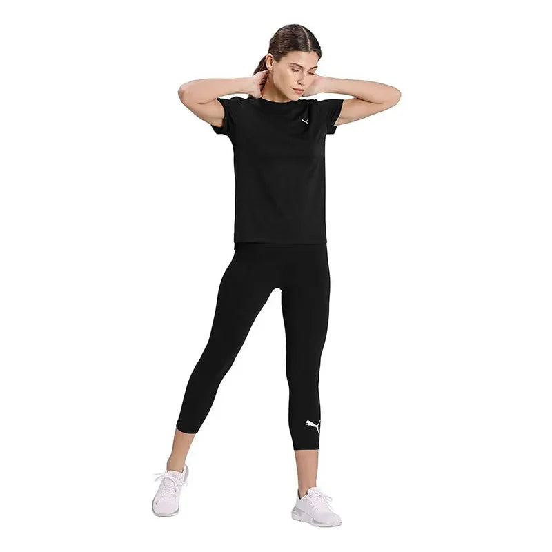 RUN FAVORITE HEATHER SS TEE W PUMA BLACK