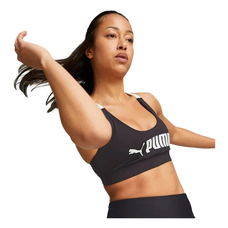 MID IMPACT PUMA FIT BRA PUMA BLACK