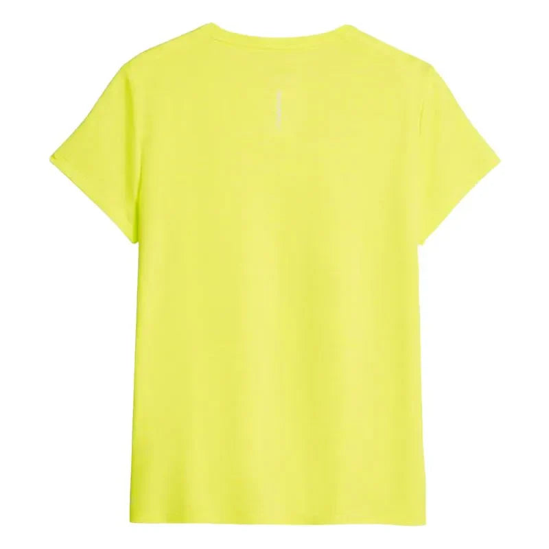 RUN FAVORITE HEATHER SS TEE W Yellow Bur