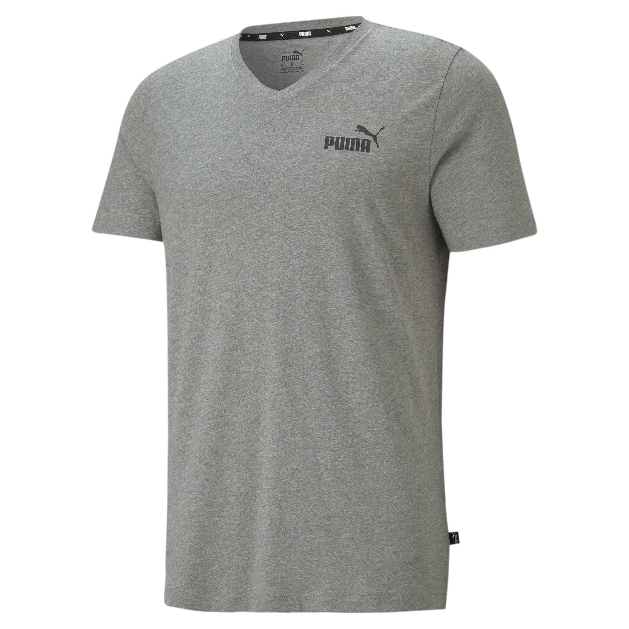 ESS V Neck Tee Medium Gray Heather