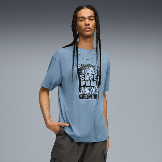 Graphic SUPER PUMA World Tour Relaxed T-shirt Men